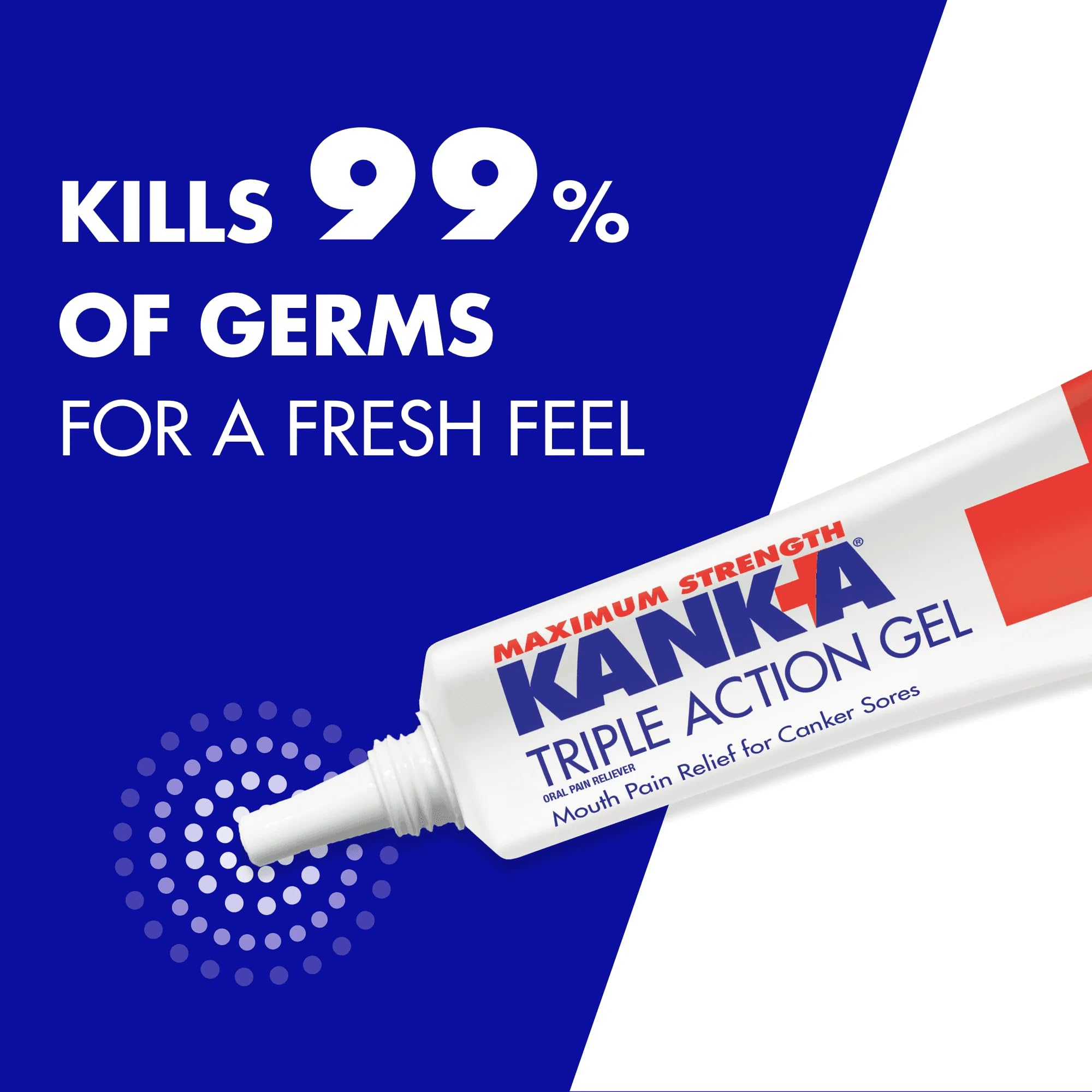 Kank-A dentures braces gum irritation relief