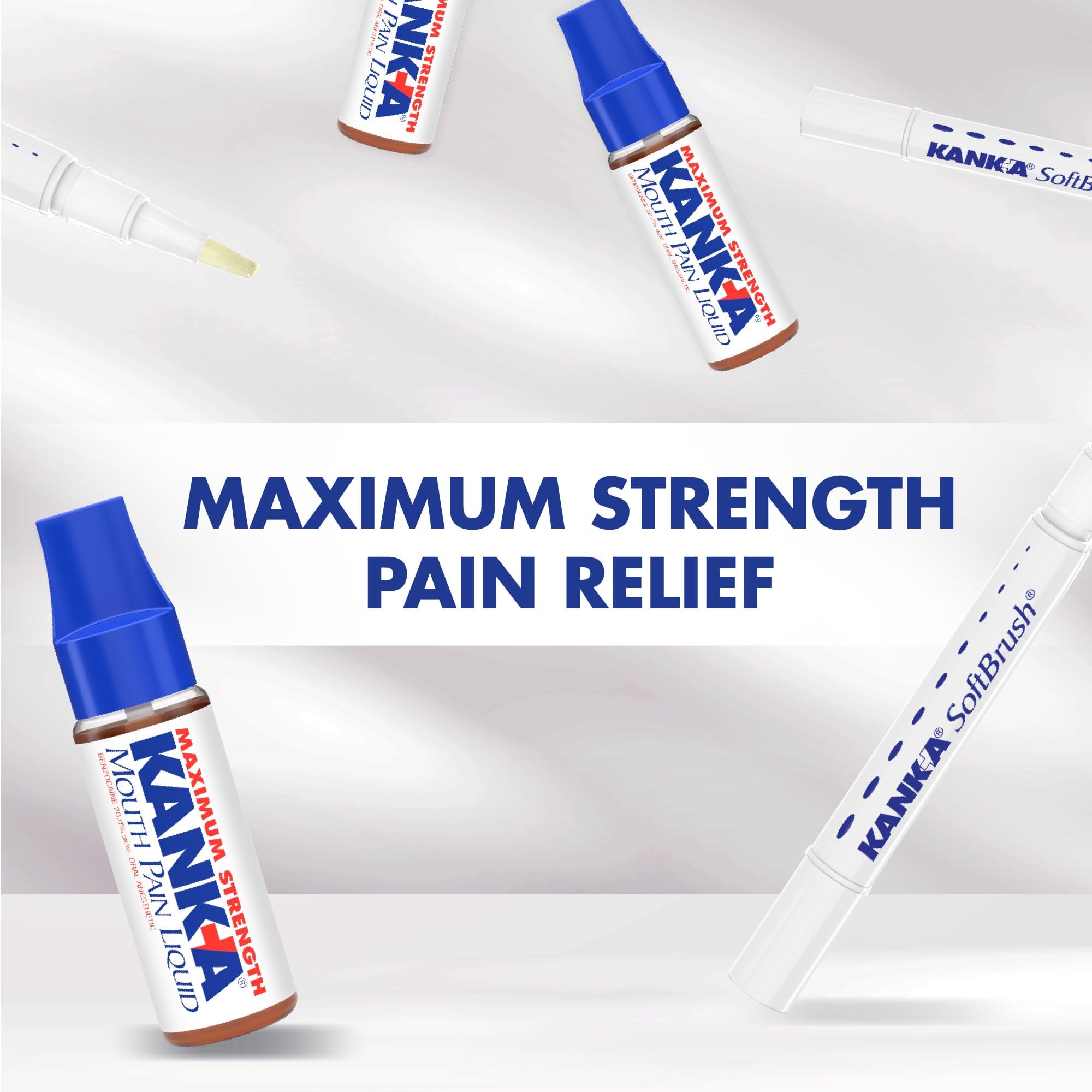 0.07 oz Kank-A Mouth Pain Gel between teeth use