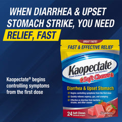 Adults diarrhea medicine strawberry soft chews product image