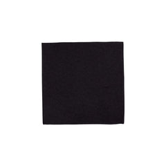 Karat 5x5 folded black beverage napkins