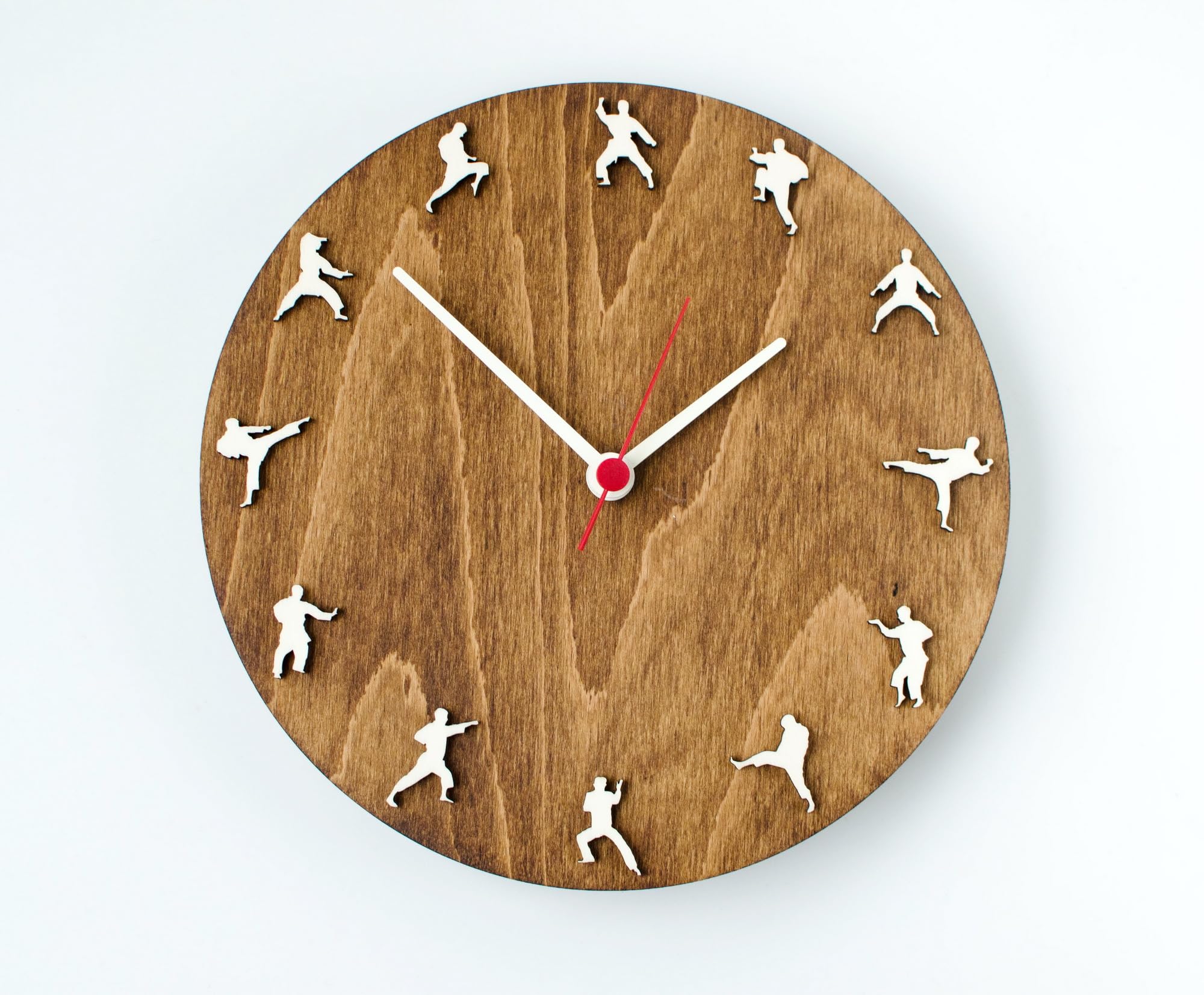 Sports gift karate taekwondo wall clock