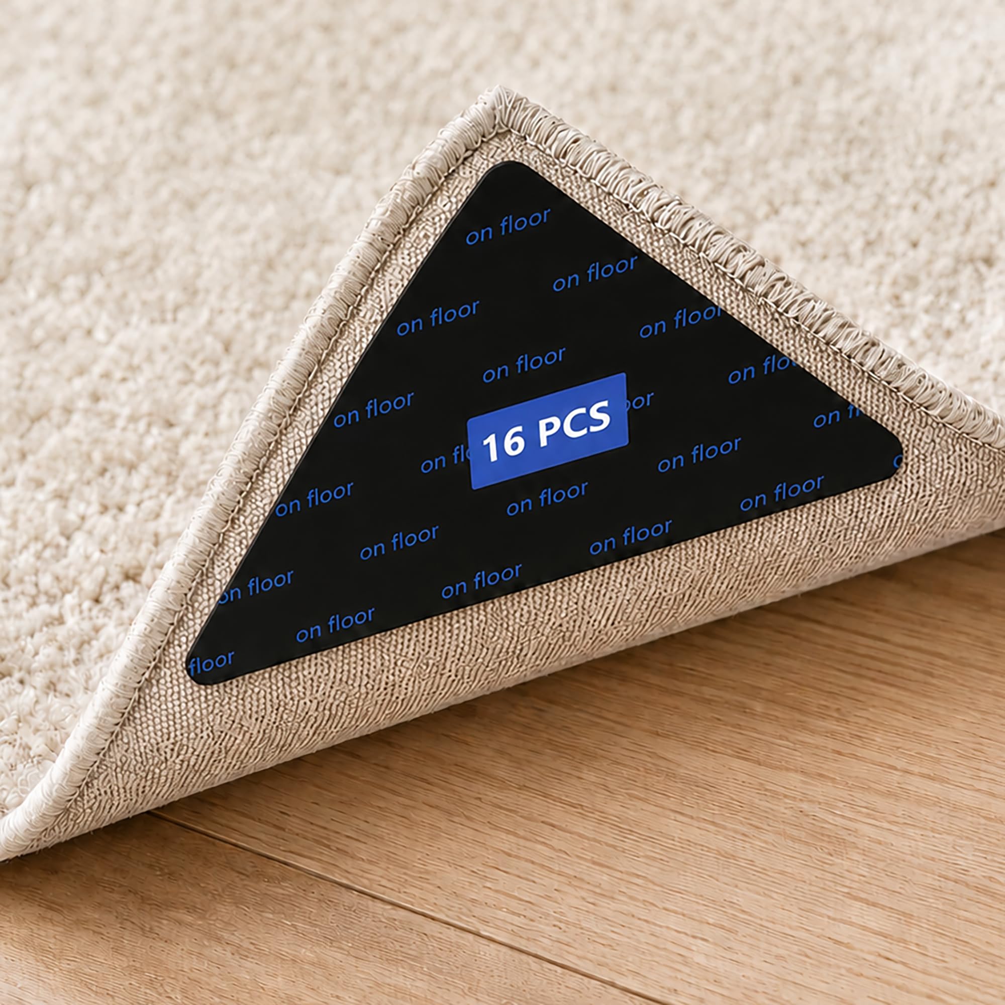 Karebeen 16Pcs Rug Gripper package label