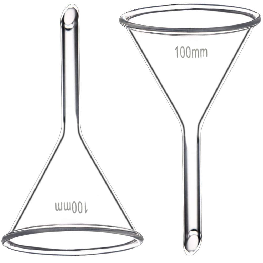 Karter Scientific 213V12 100mm glass funnel pack of 2