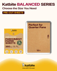 360 sheet precut parchment paper for baking