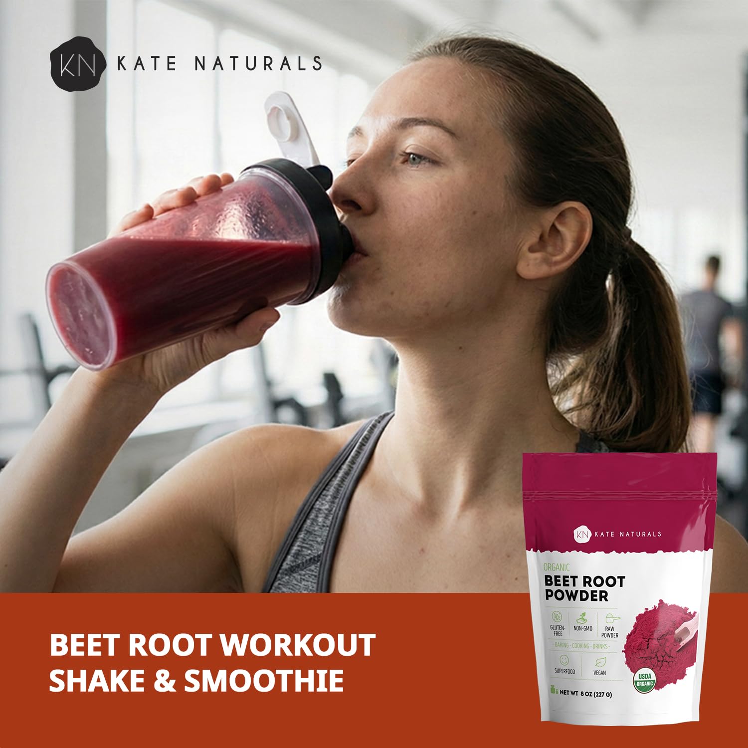 Beet root powder for baking and red coloring Kate Naturals
