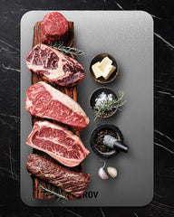 Katori Titanium Cutting Board non porous surface close up