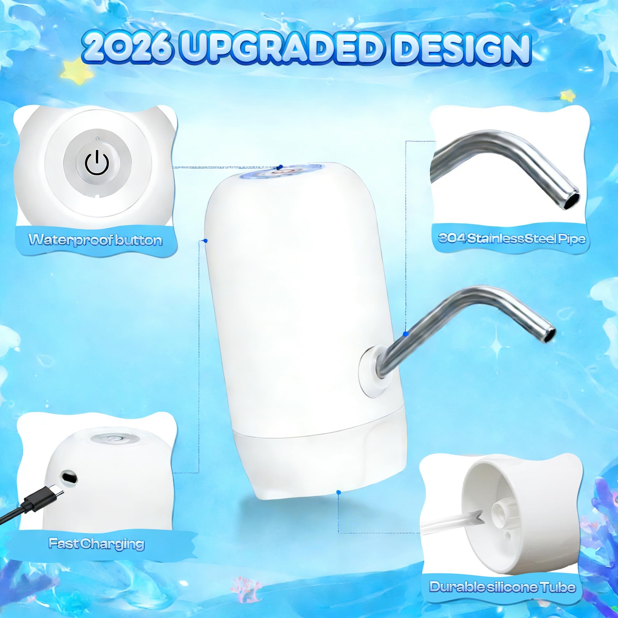 Outdoor use of Katroiy Water Table Pump with kids