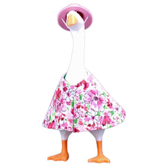 Kats Dog Swag dress and hat outfit for 7inch desk goose in red
