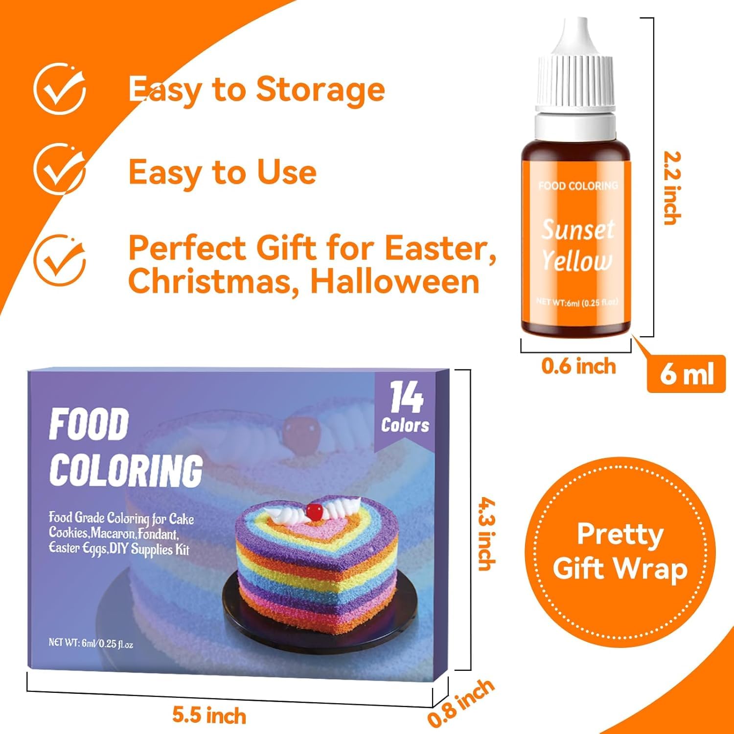 Slime soap and DIY crafts color dyes set
