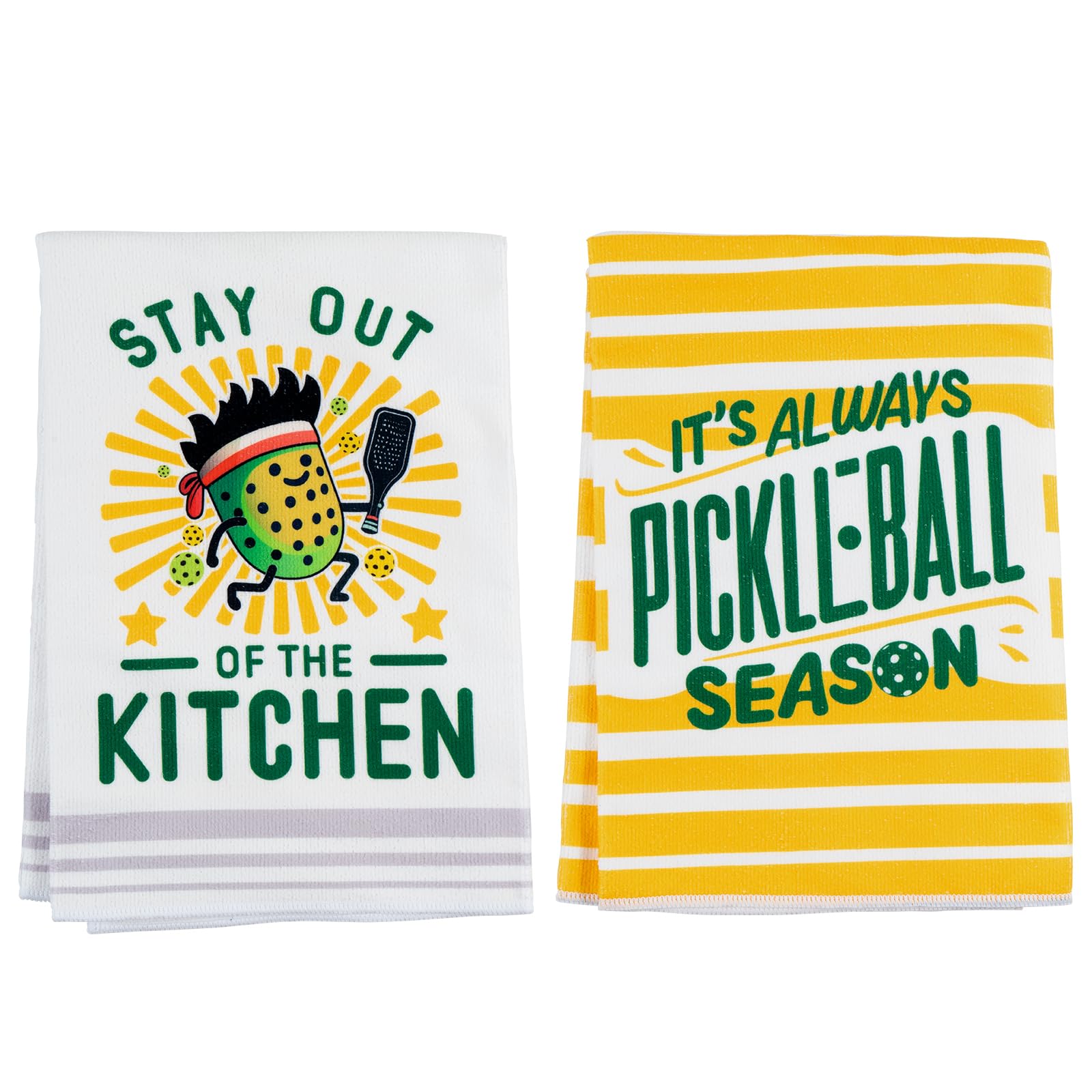 Kauai Sun 2PCS Pickleball Kitchen Towels set
