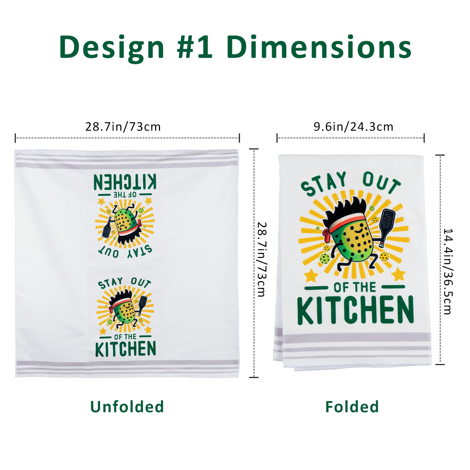 Premium microfiber kitchen towels for pickleball use