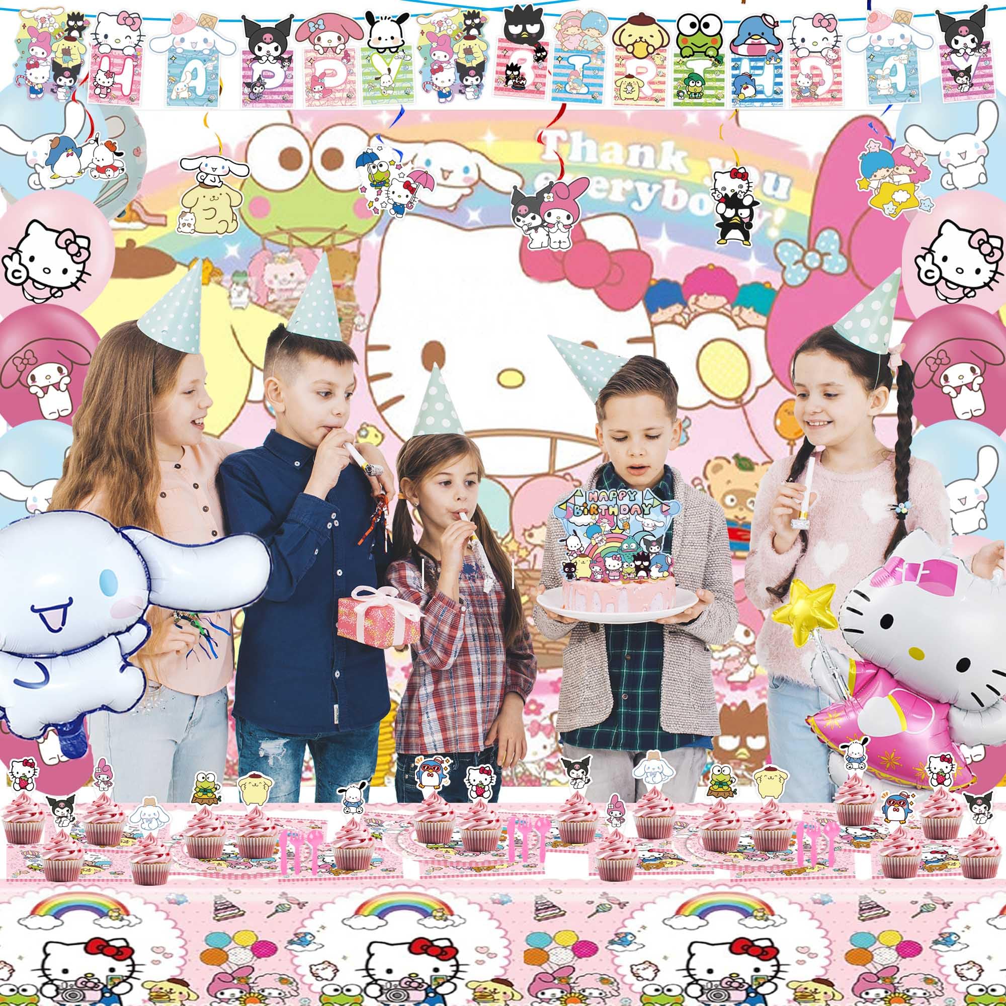 Napkins from Kawaii Birthday Decorations party set