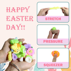 Kawaii Mochi squishy toys with bunny and carrot motifs