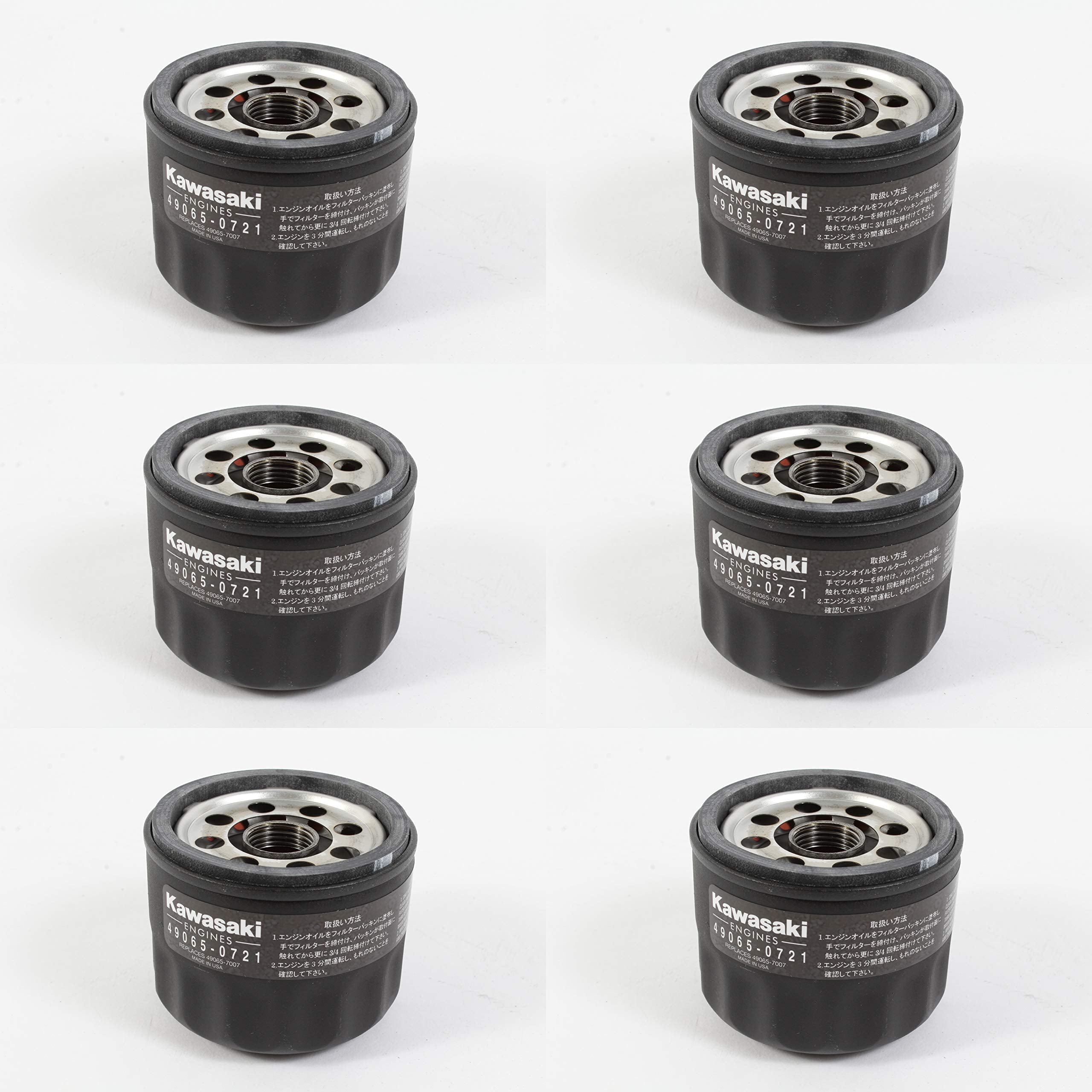 Kawasaki oil filter 49065-0721 6 pack