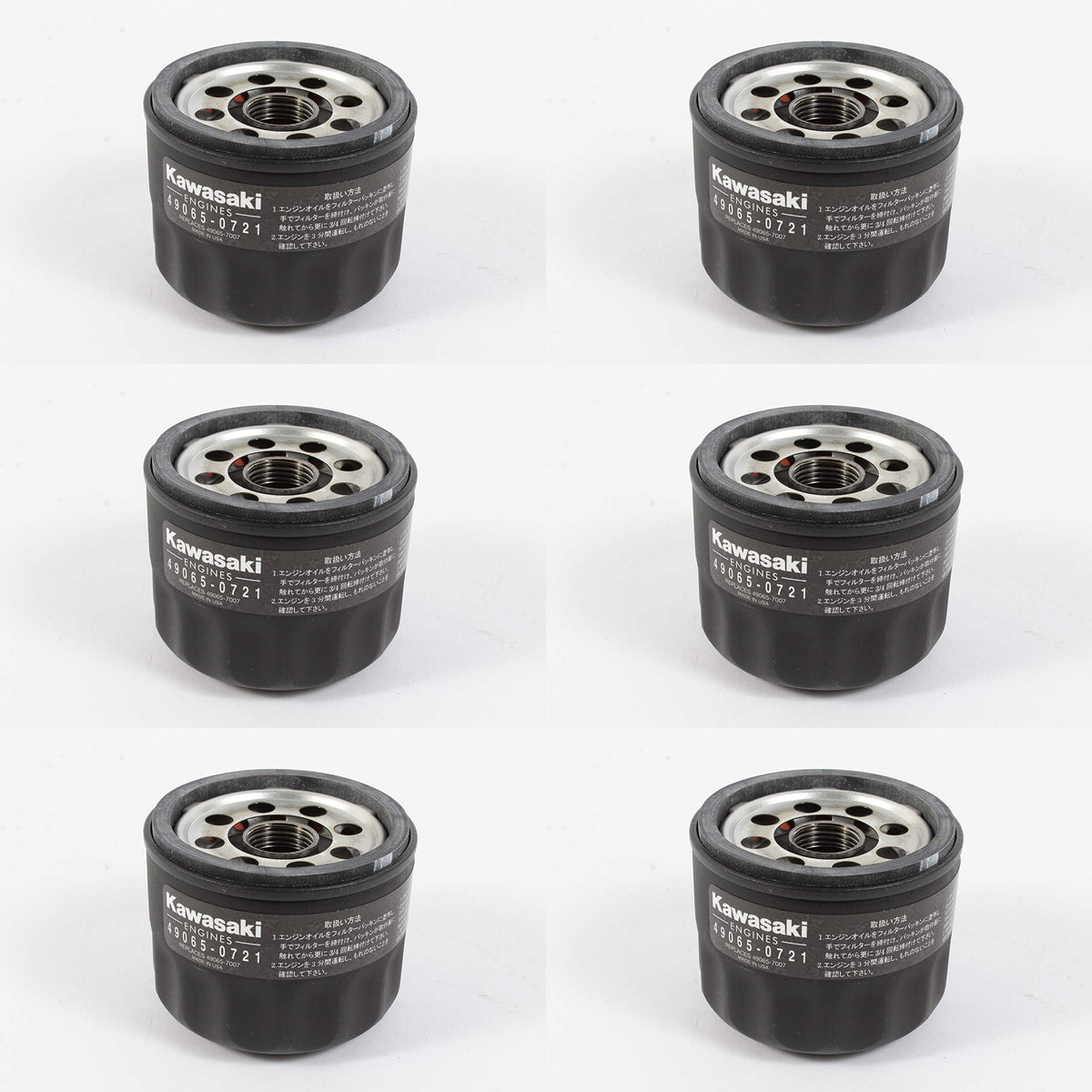Kawasaki oil filter 49065-0721 6 pack