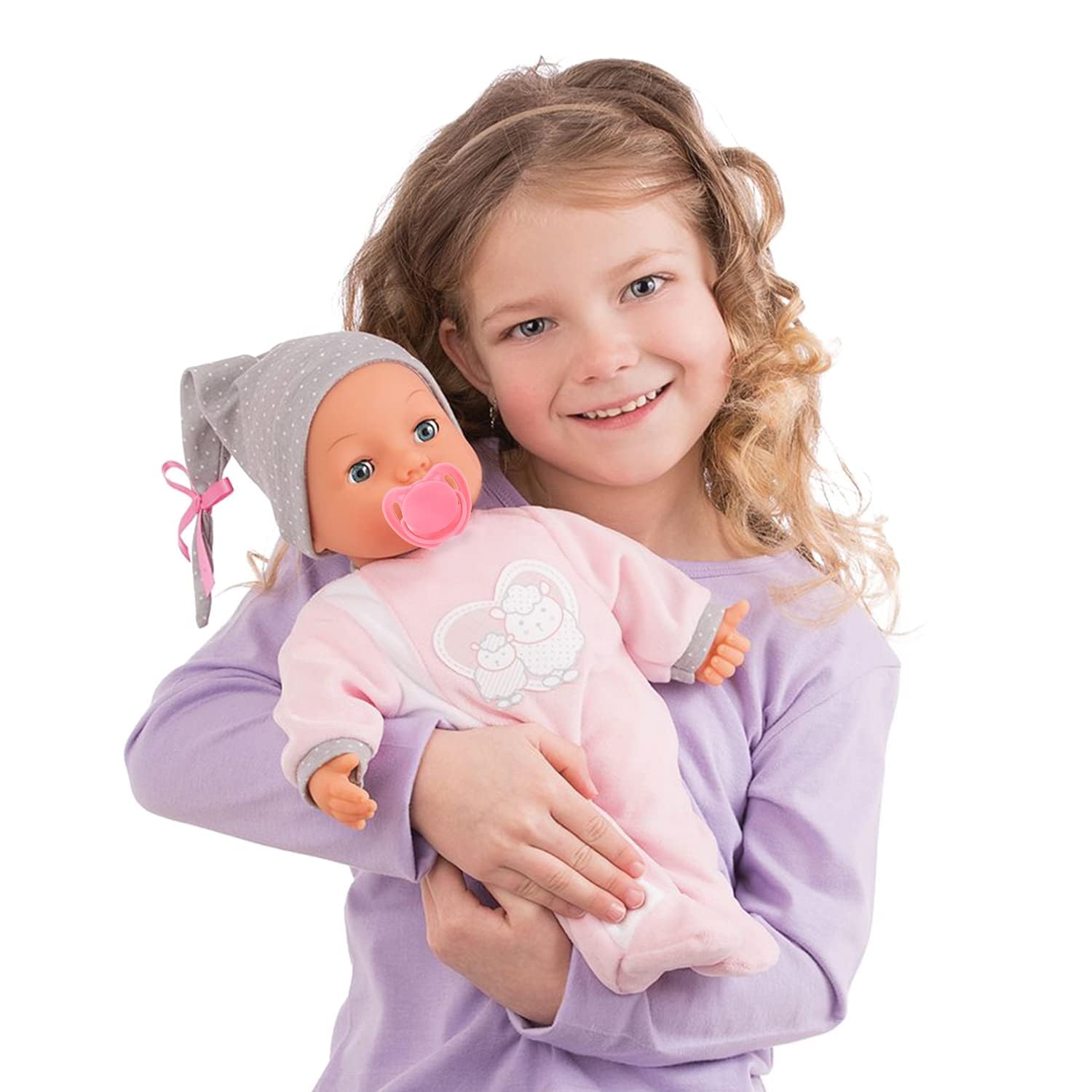 Pink pacifier included in Kaydora 6-in-1 doll accessory kit