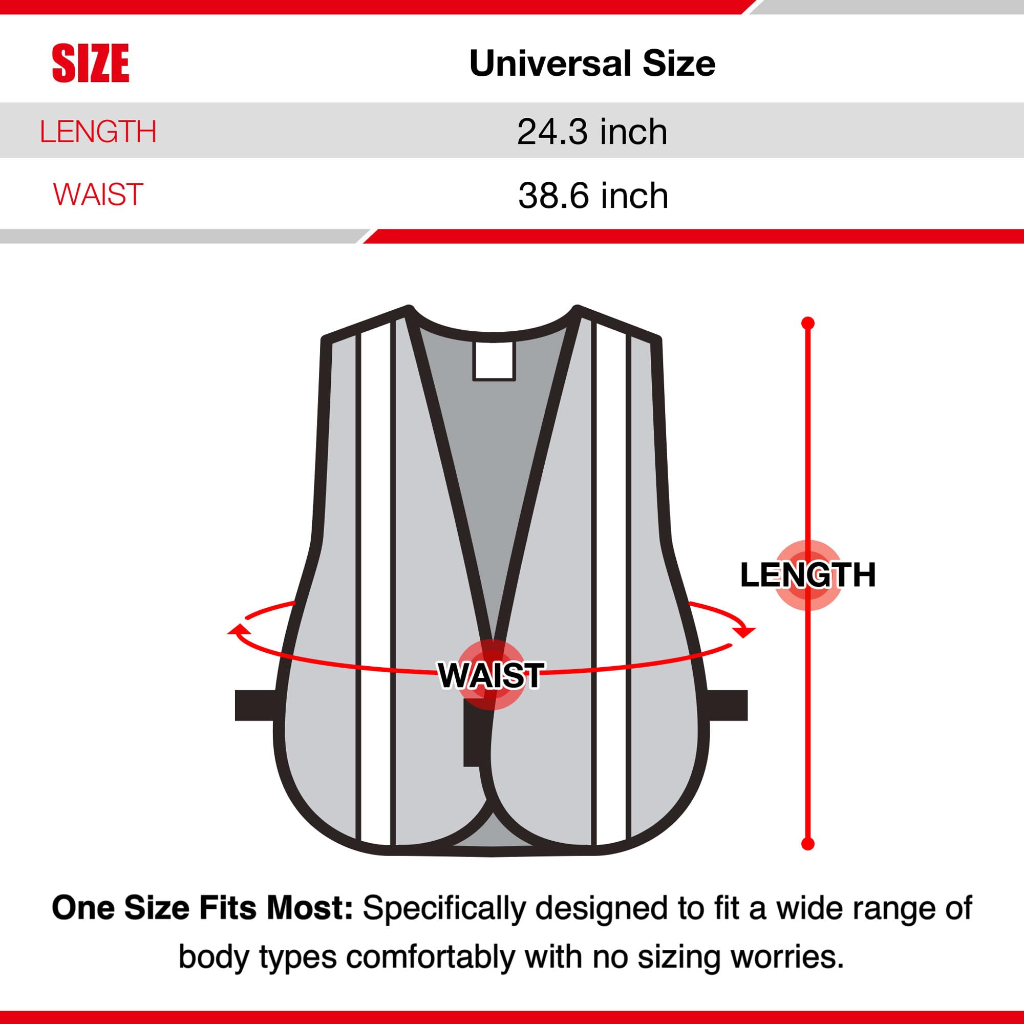 KAYGO KG0008 safety vest mesh for work environments