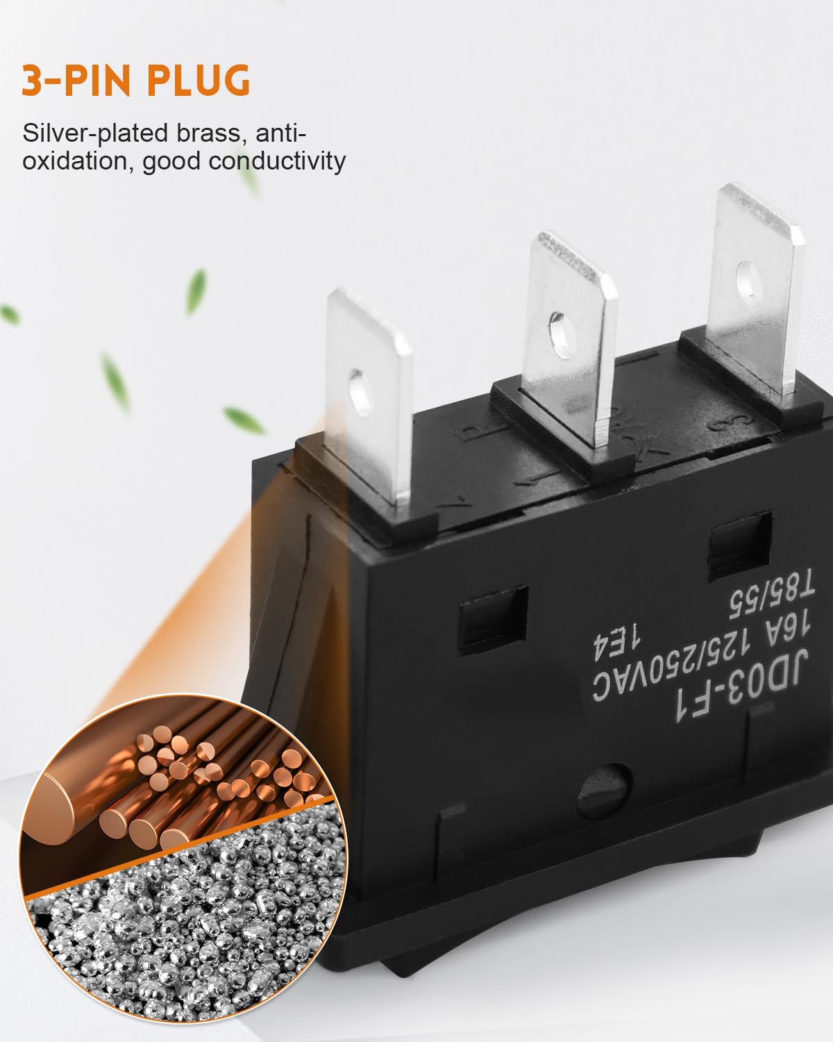 double side in-out rocker switch for DIY projects