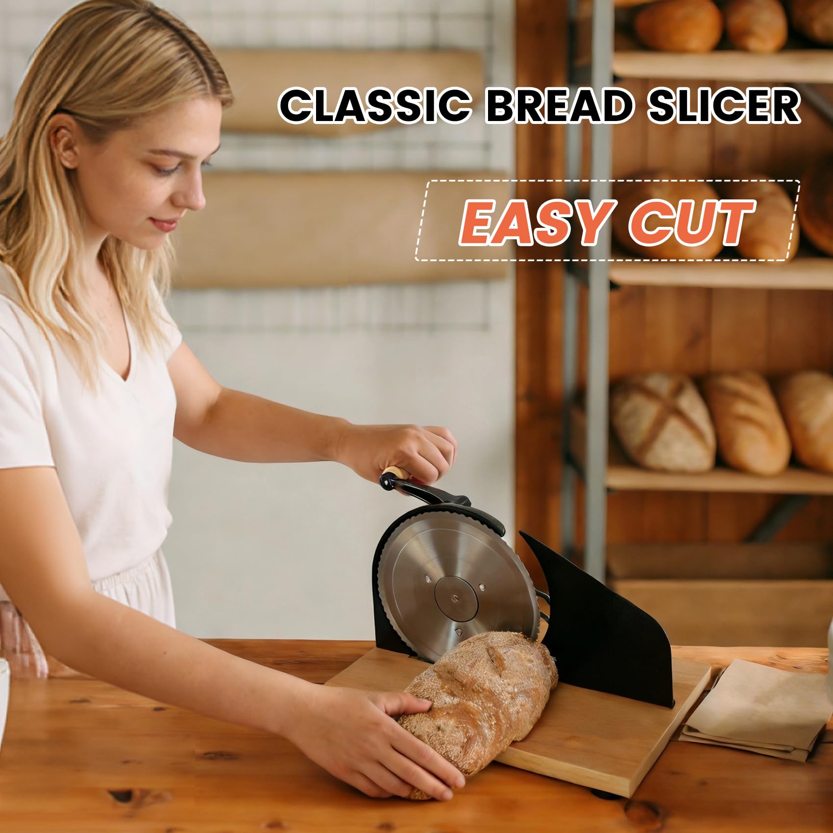 hand crank mechanism on keabys Bread Slicer