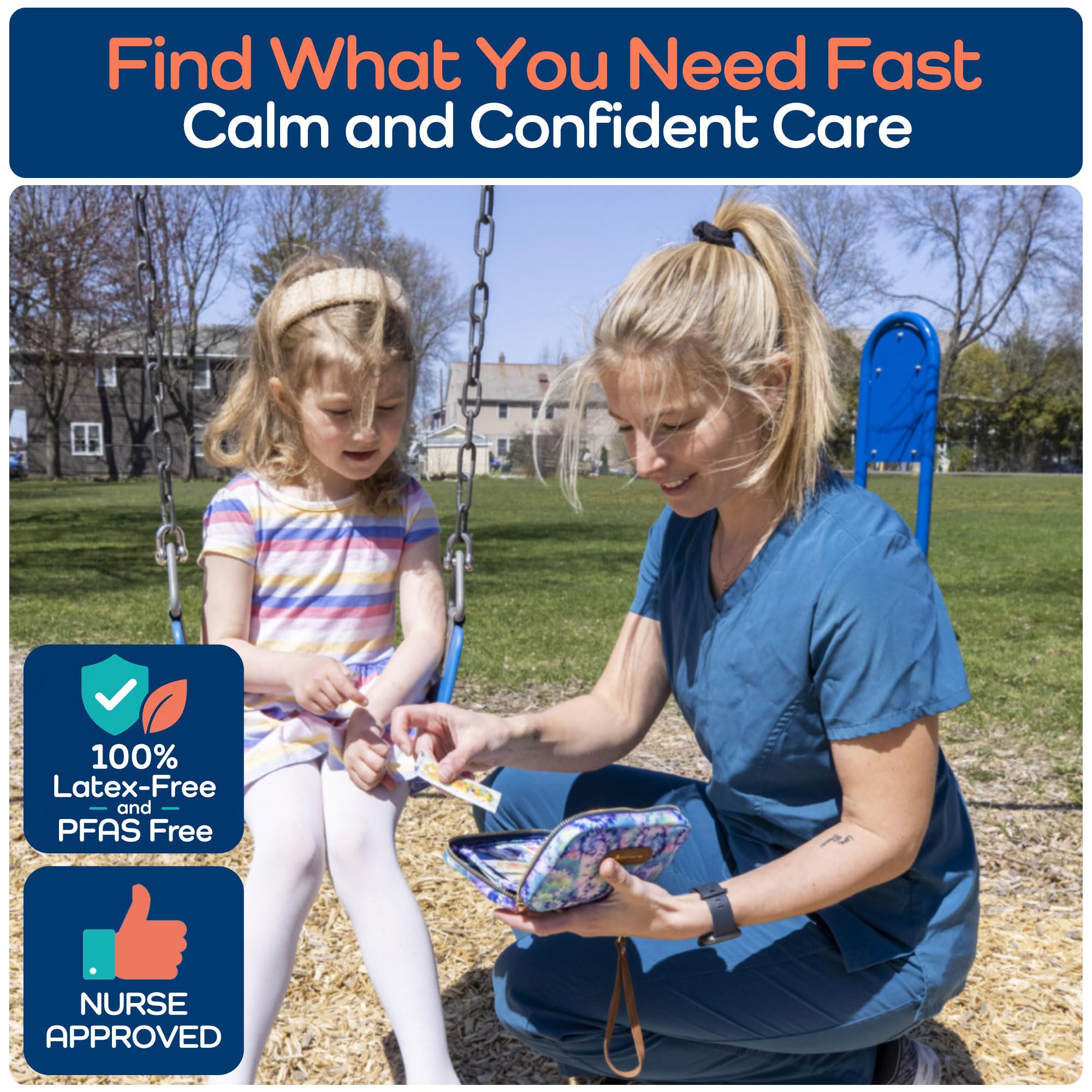 KeepGoing first aid kit suitable for home and travel