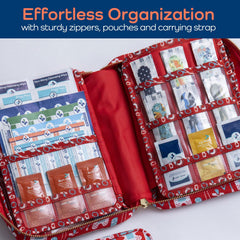 KeepGoing first aid kit in stain and water resistant case