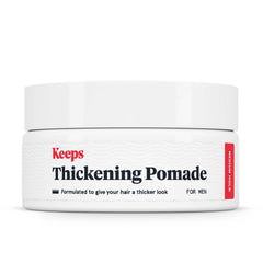 Keeps Thickening Pomade for Men bottle and label