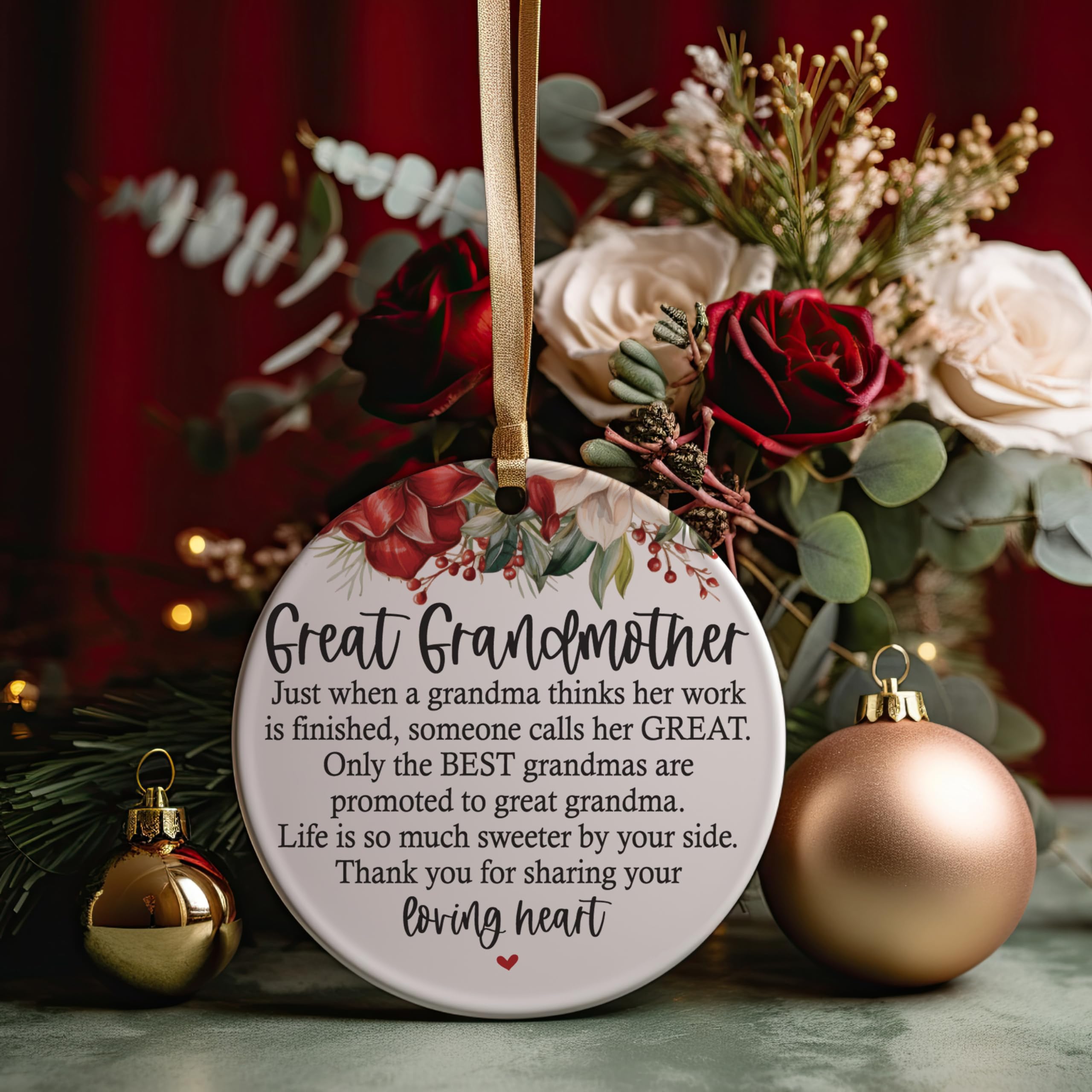 To From gift tag included with ornament