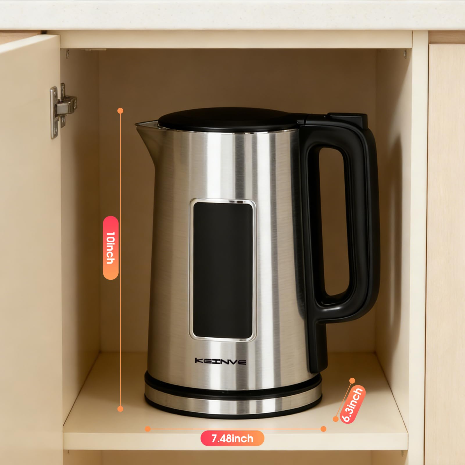 lfgb-certified silicone seal keinve kettle