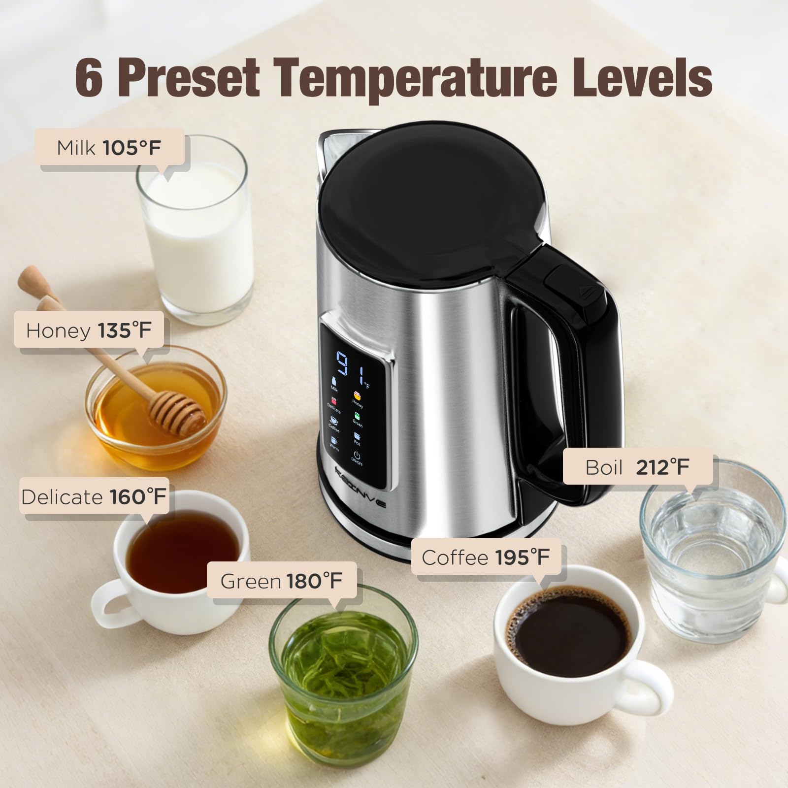 keinve kettle with STRIX temperature control