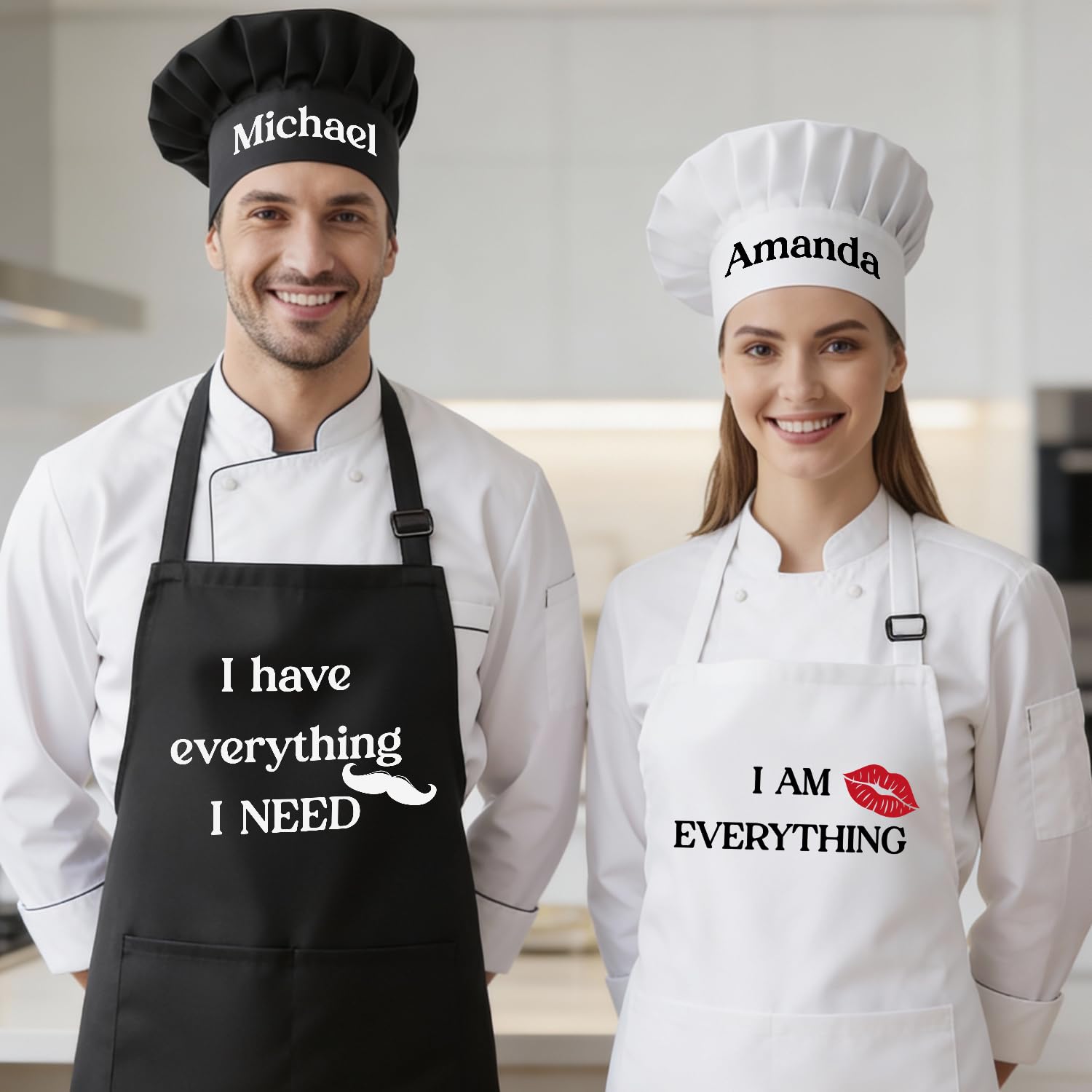 Kenzal His and Hers Aprons for Couples