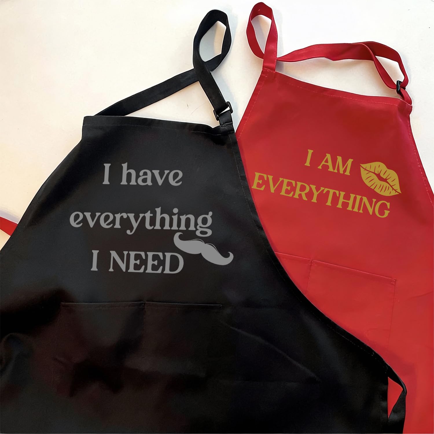 Kenzal Women's and Men's Aprons Pair Gift