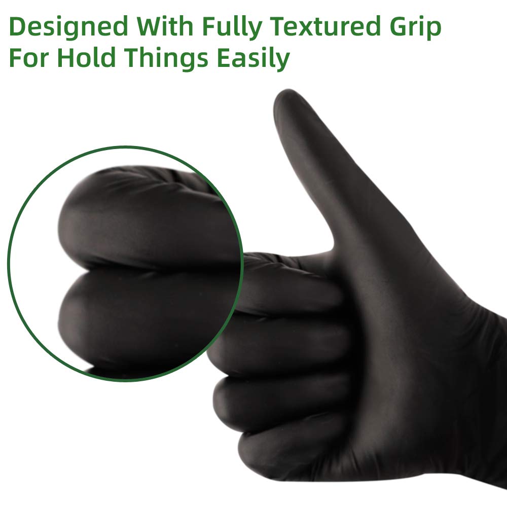 Textured fingertips nitrile gloves by KEOELY