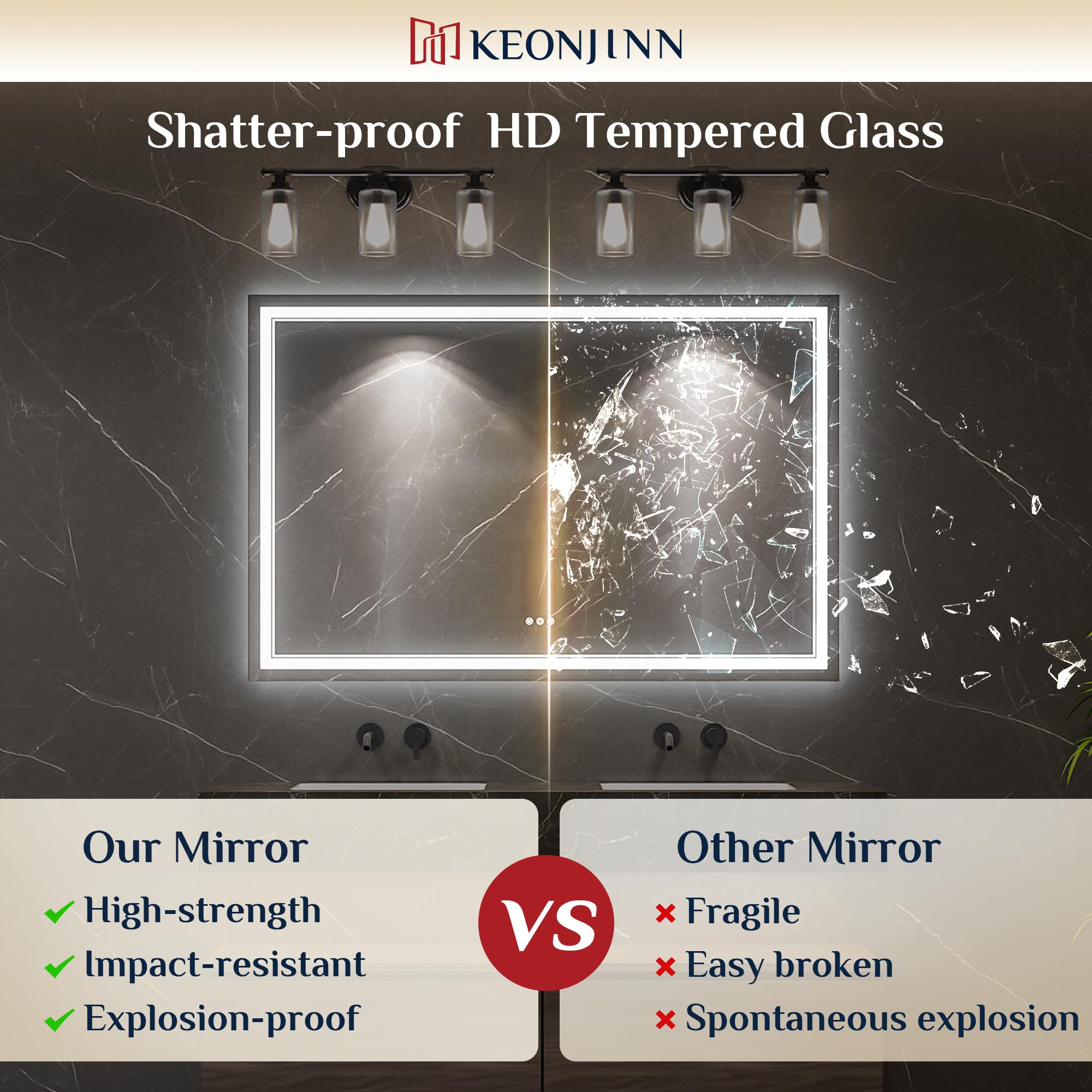 Keonjinn vertical and horizontal mounting image