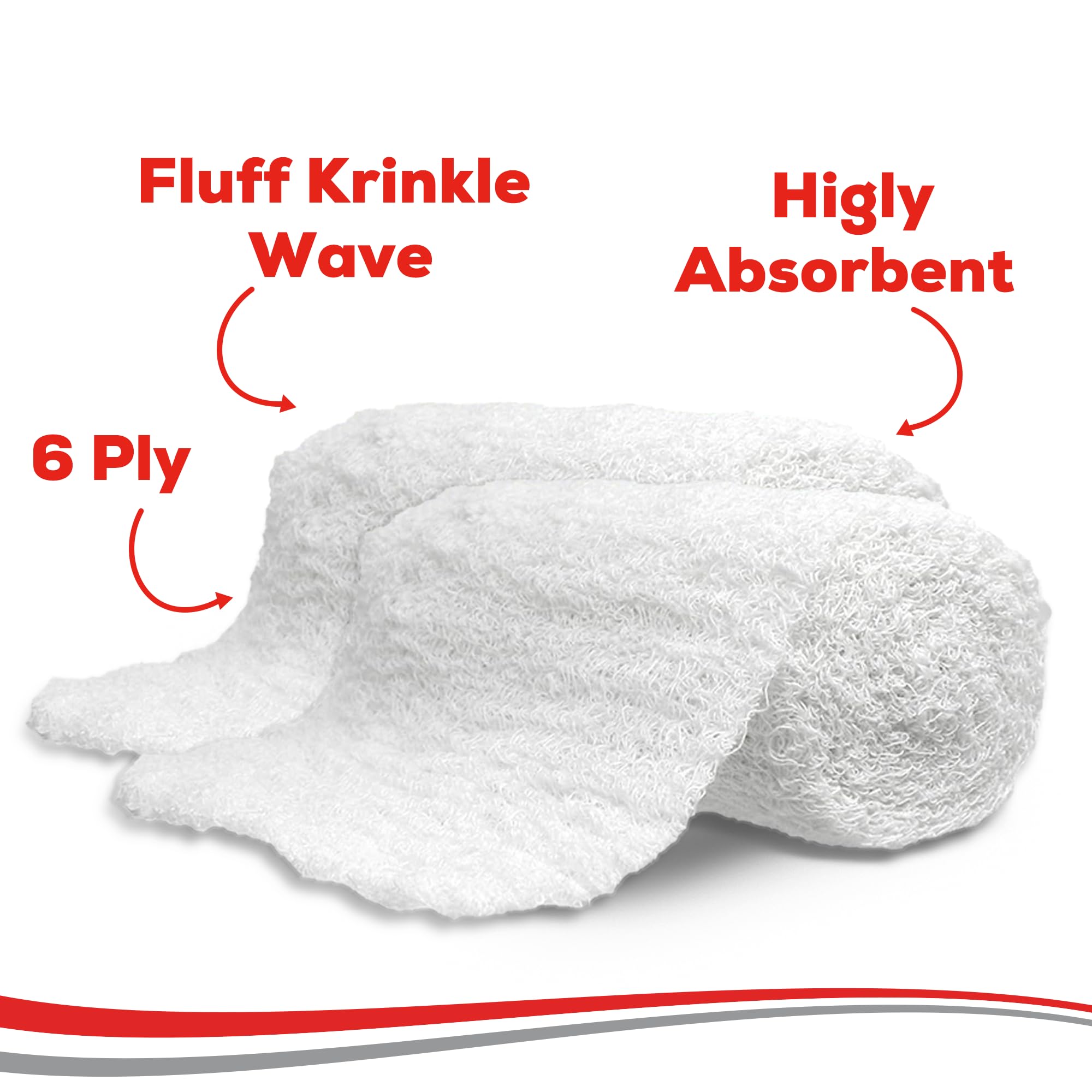 Sterile latex-free kerlix gauze roll for wound care