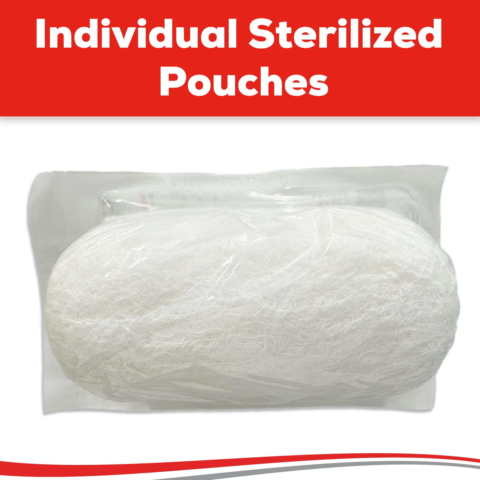 Individually wrapped sterile kerlix gauze roll