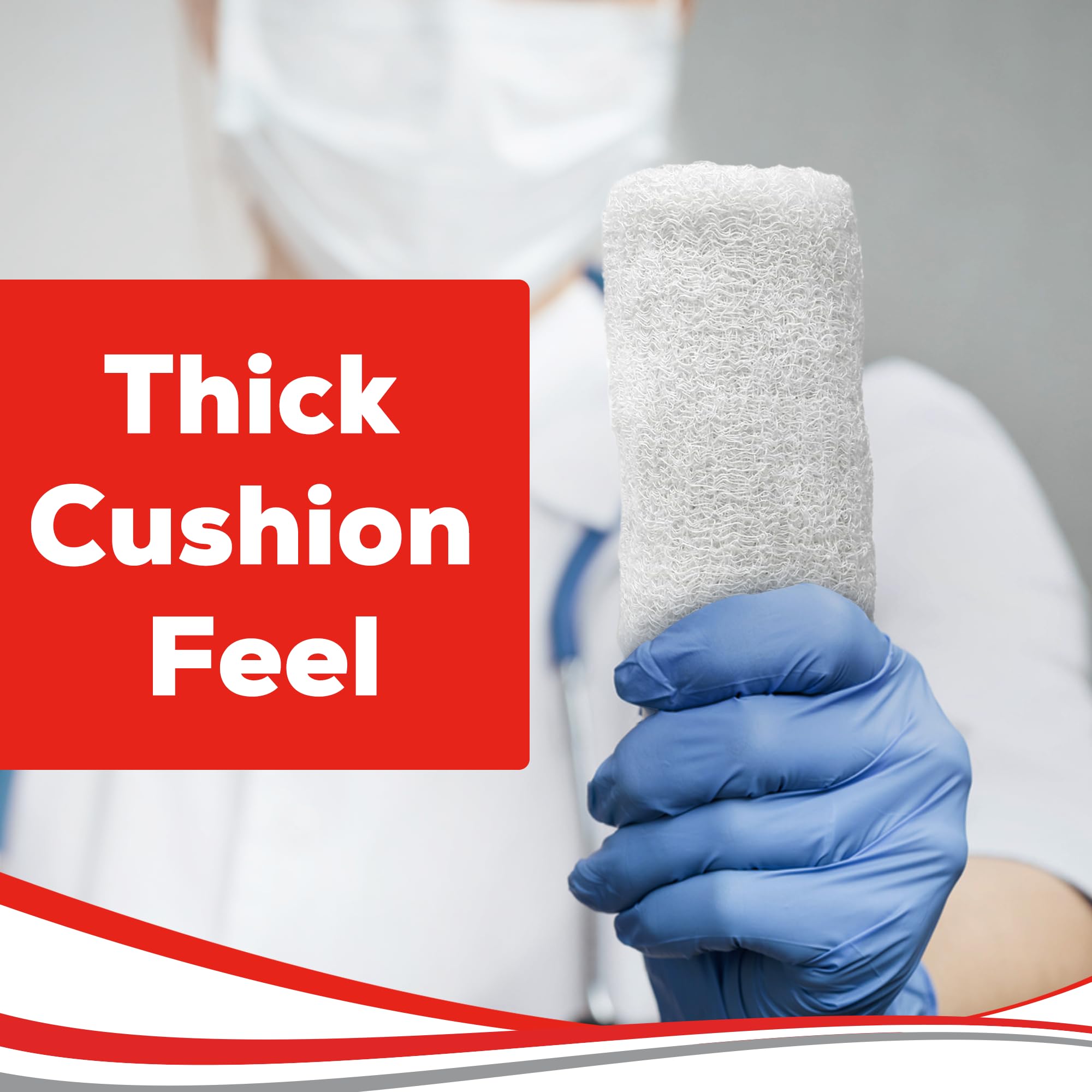 Hospital grade cotton fluff bandage wrap for wounds