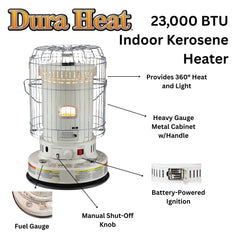 Indoor outdoor use kerosene heater Dura Heat image