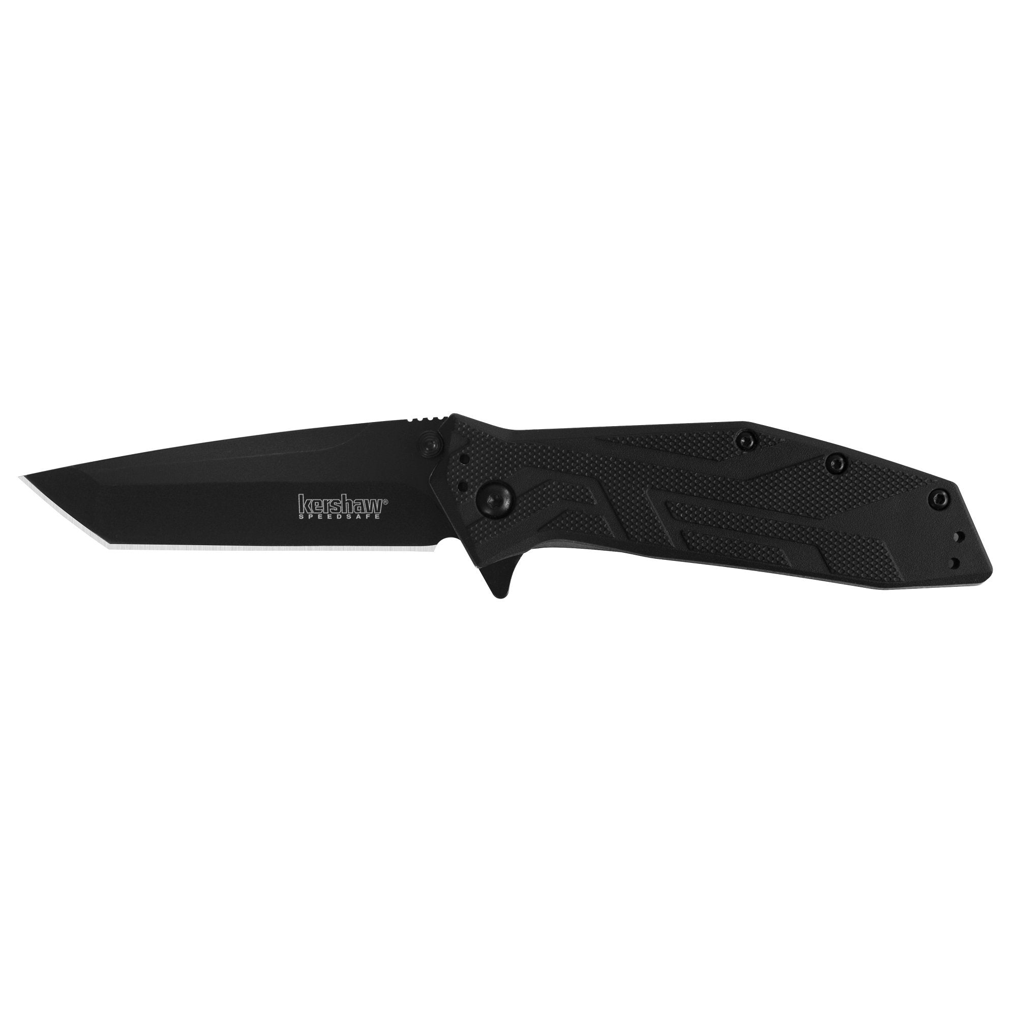 3 inch tanto blade detail of Kershaw Brawler