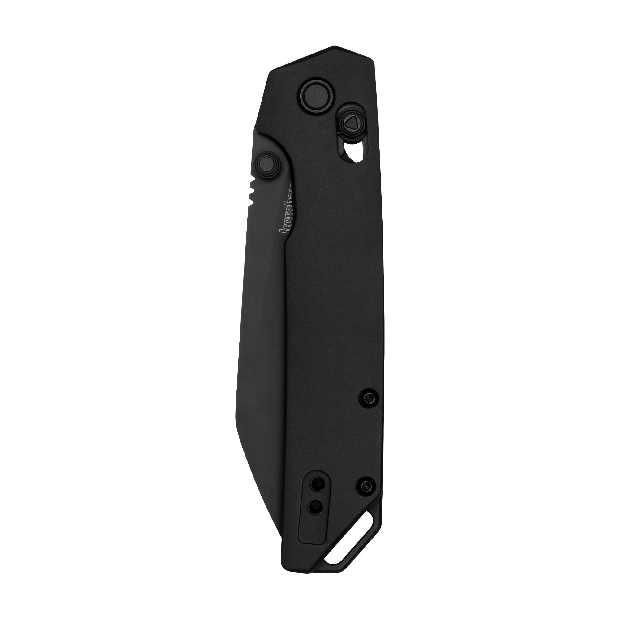 D2 high-carbon steel blade on Kershaw Iridium