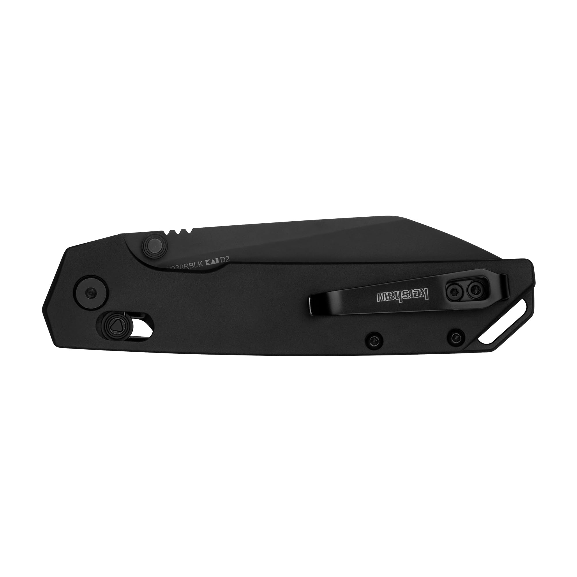 Deep-carry reversible pocket clip on Kershaw Iridium
