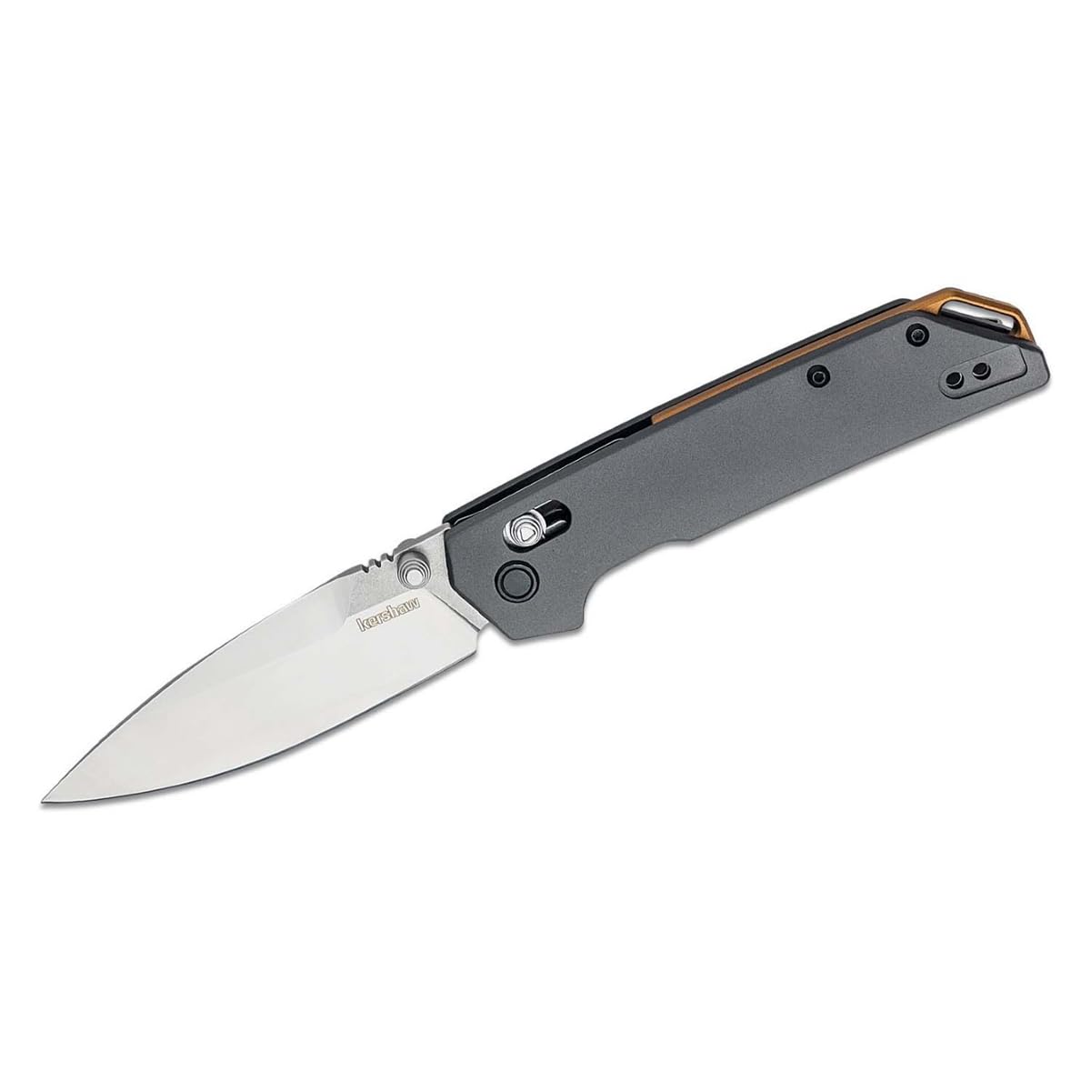 Kershaw Iridium pocket knife gray anodized aluminum handle