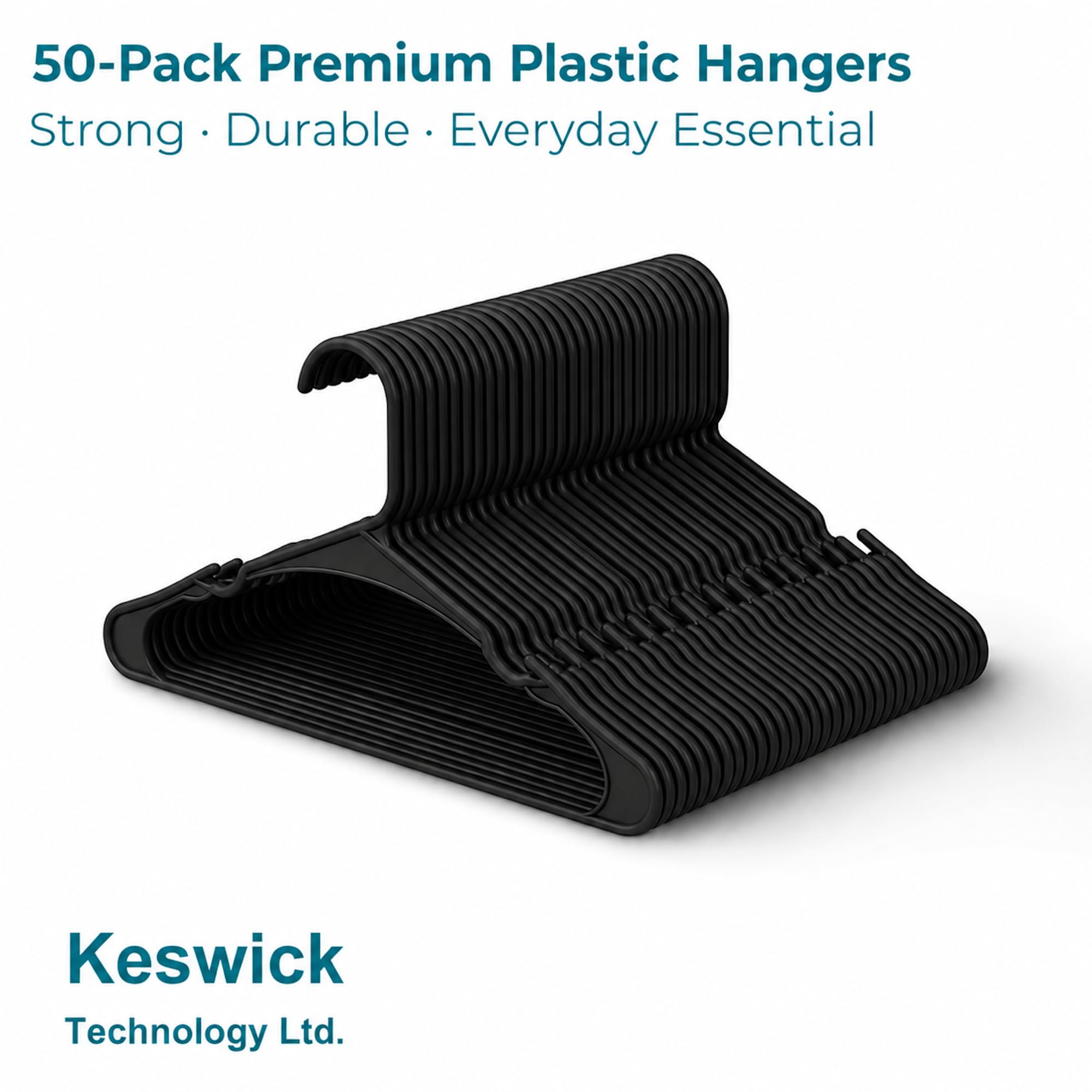 Slim profile closet hangers for space saving