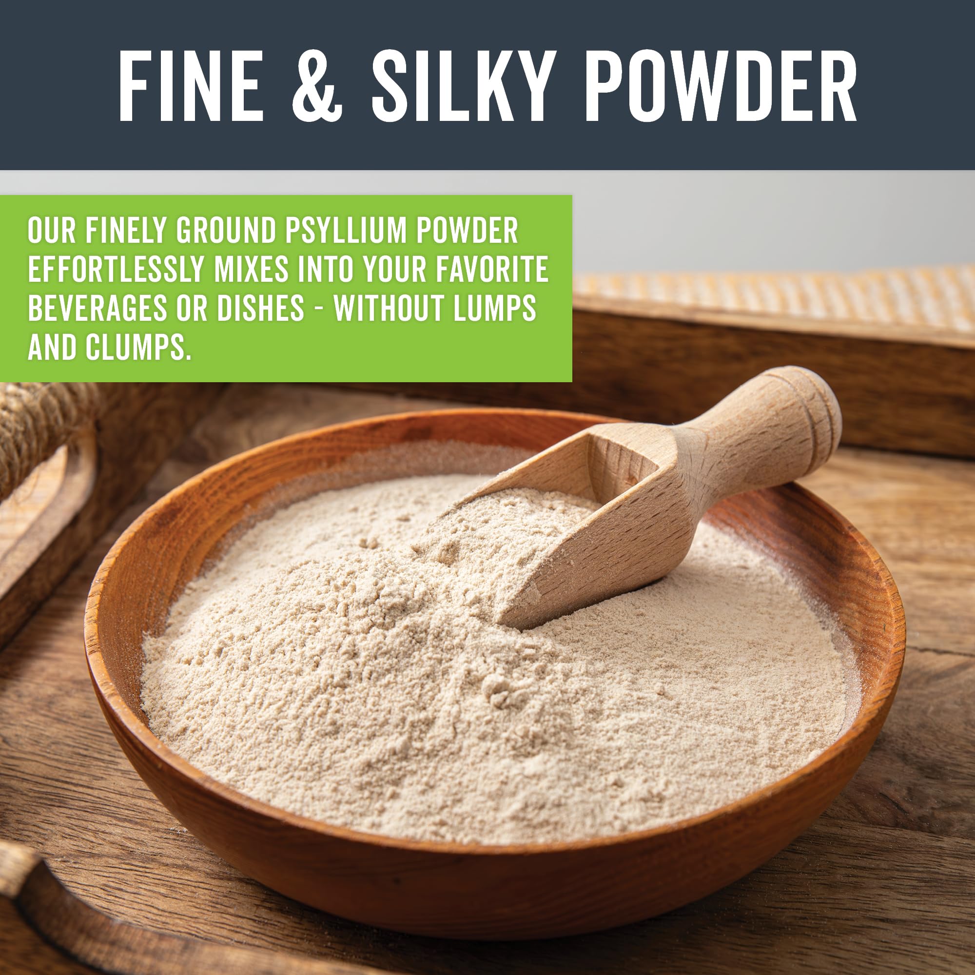 Keto friendly psyllium husk powder 24 oz Viva Naturals