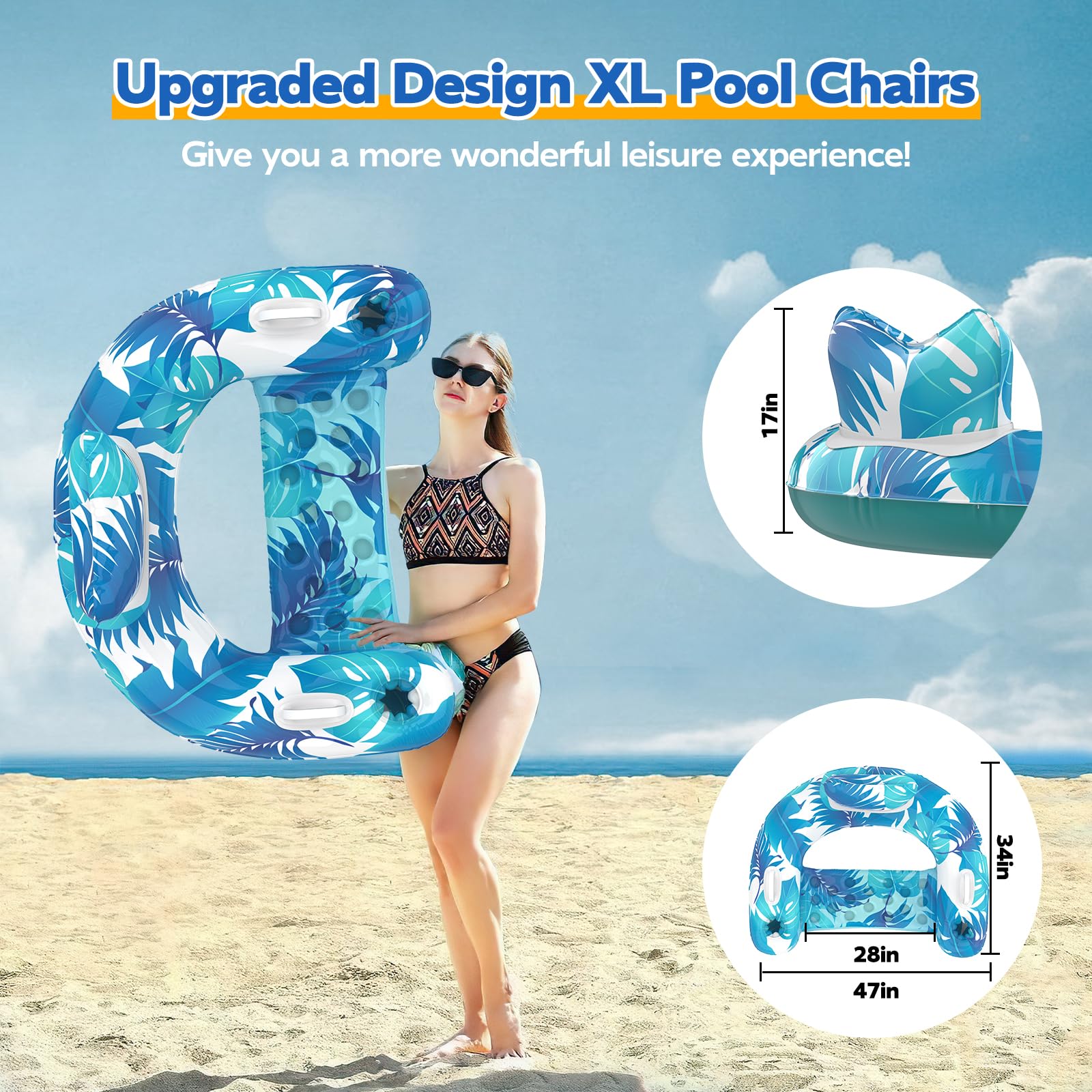 KEUCL Pool Floats stable U-shaped design