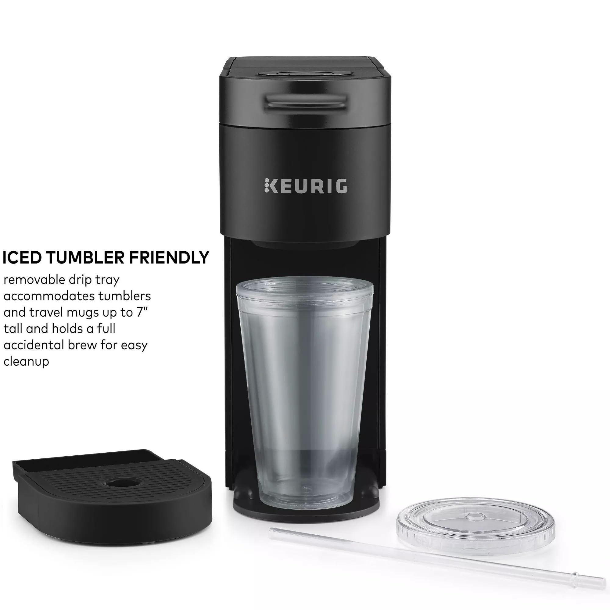 Keurig K-Iced Plus 8 10 12 oz cup sizes for iced coffee