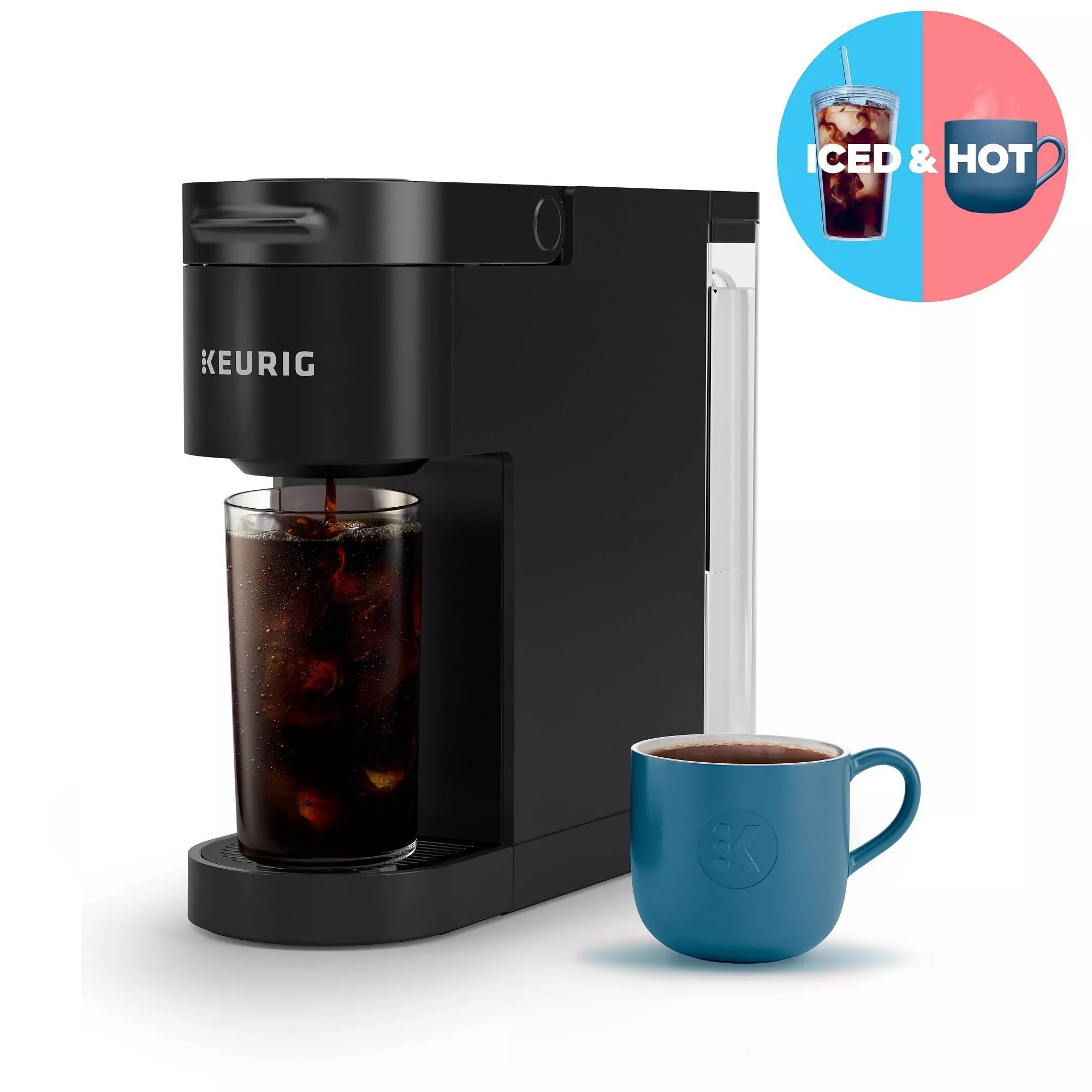 Removable 46oz water reservoir on Keurig K-Iced Plus