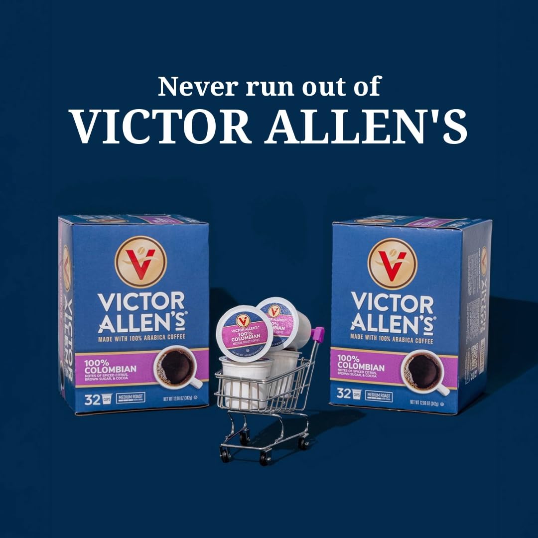 Caffeine content range 90-150 mg per serving in Victor Allen's Coffee