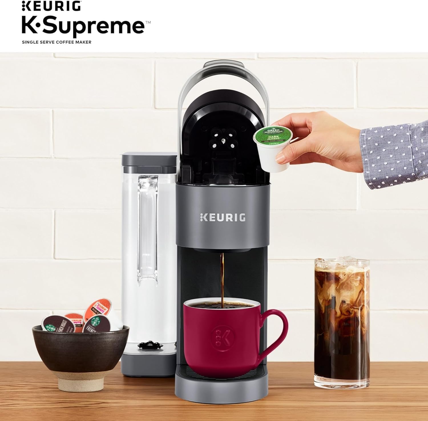 Keurig K-Supreme single serve coffee maker with MultiStream