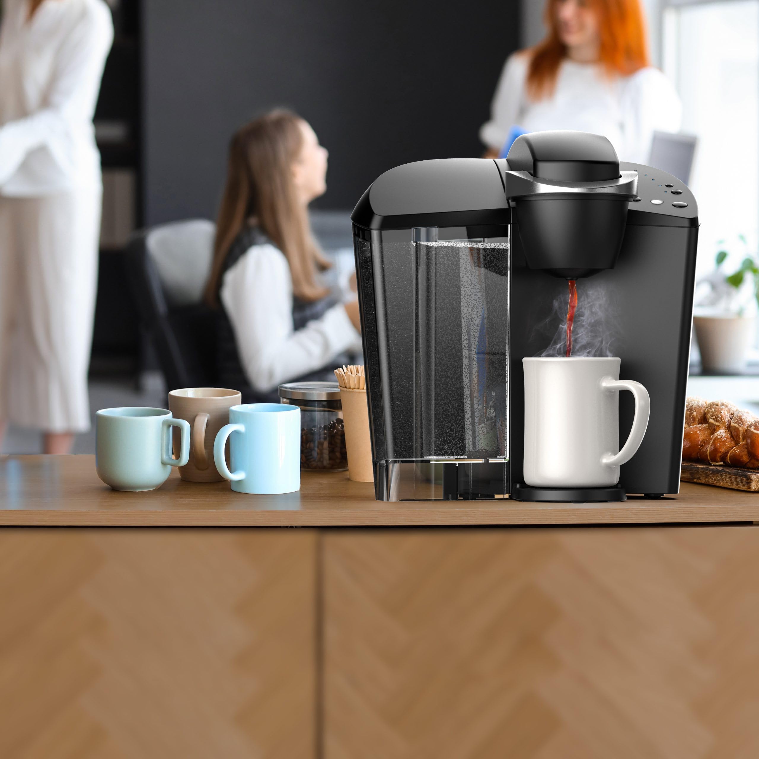 High capacity reservoir for single-serve Keurig machines