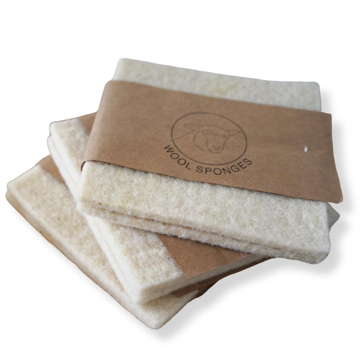 Keyaiira 100 percent wool sponge natural dish sponge 2pk